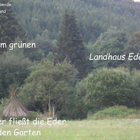 Fewo Landhaus Ederlust Heilungsraeume Ev Bed & Breakfast Hatzfeld Bagian luar foto