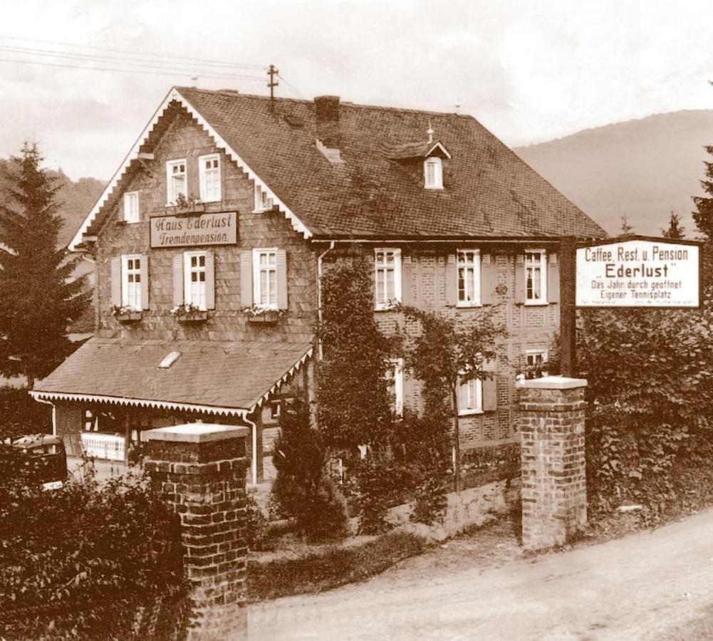 Fewo Landhaus Ederlust Heilungsraeume Ev Bed & Breakfast Hatzfeld Bagian luar foto